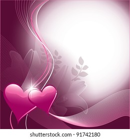 Valentine Background. Vector Illustration. Eps10 Format.