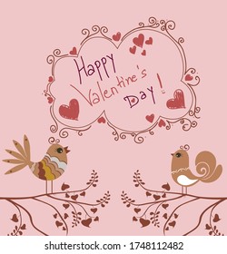 Valentinhintergrund, Vektorbild - Romantik