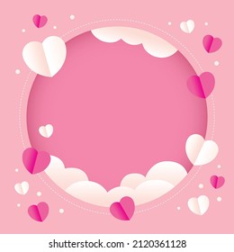 Valentine background vector for your design needs. this design can be applied to social media, banners, and other visual needs.