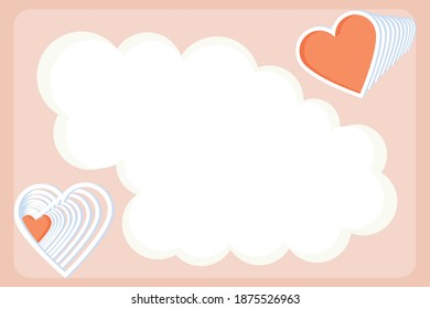 Valentine Background White Heart Rings
