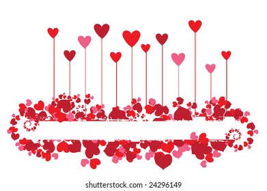 Valentine background for your design