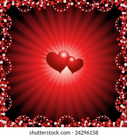 Valentine background for your design