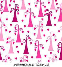 Valentine backgrounds , Tree vector