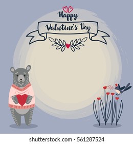 valentine banner template design 