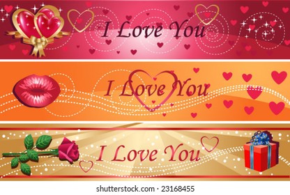 valentine banners