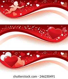 Valentine banners