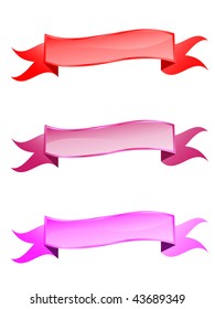 Bandeiras dos namorados em três cores diferentes