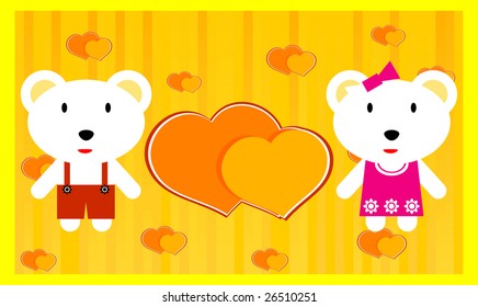 Valentine bears