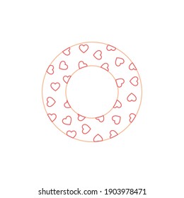Valentine Bouy Love  Color Line Icon