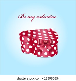 Valentine Box Vector Illustration