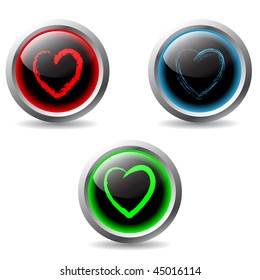 Valentine buttons 2