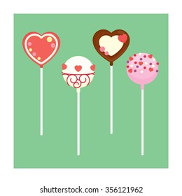 Valentine Cake pops 