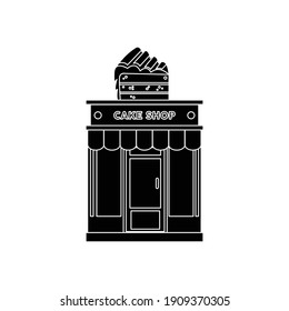 Valentine Cake Shop Solid Icon