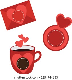 Valentine candy dome vector bundle