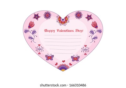 Valentine card