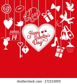 Valentine card background