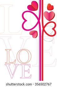 Valentine card background