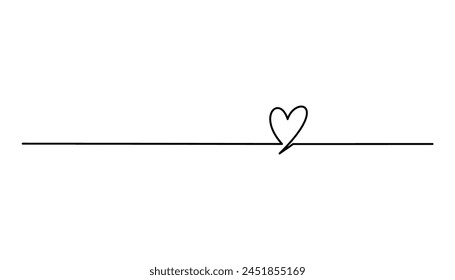valentine card background, frame love heart line art	