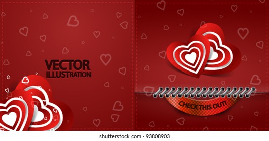 Valentine card or backgrounds