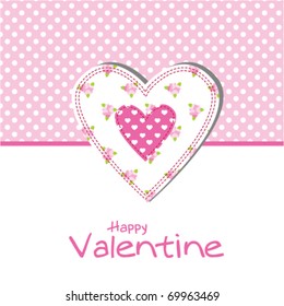  Valentine card with copy space