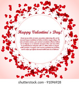 Valentine card design