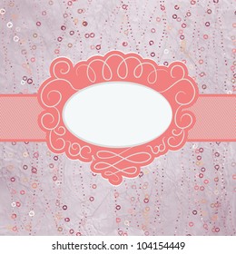 Valentine card with heart. And also includes EPS 8 vector