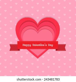 Valentine card, infographic Vector Eps10