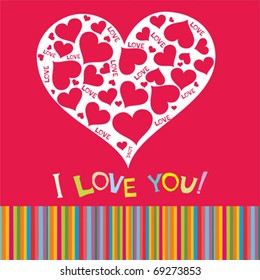 valentine card. I love you!