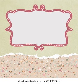 Valentine card with placeholder. And also includes EPS 8 vector