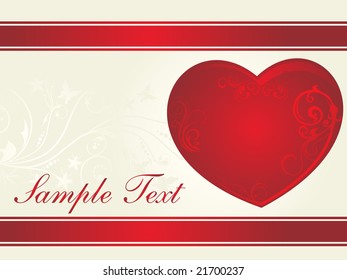 valentine card to present your love