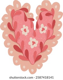 Valentine Card, Card Print, Floral Print, Plant and Flowers Card, Flowers and Plant