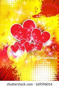 Valentine card. Vector