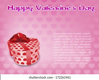 Valentine card vector