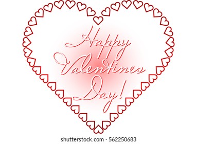 Valentine card vector