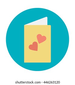 Valentine Card Vector Icon