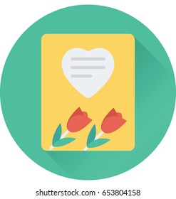 Valentine Card Vector Icon