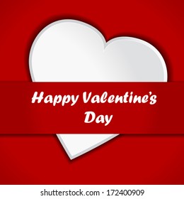 Valentine card. Vector illustration