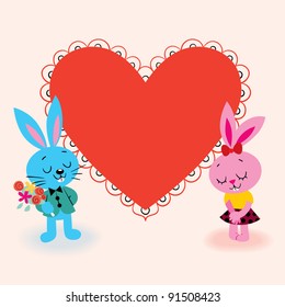 Valentine card for your text