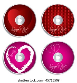 Valentine cd & dvd labels