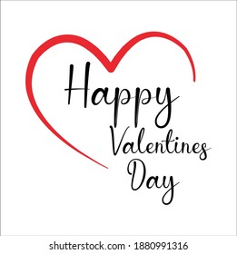 Valentine complete logo work. This is vector design.