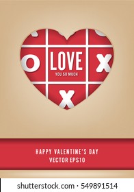 valentine concept, template card vector design [EPS10]