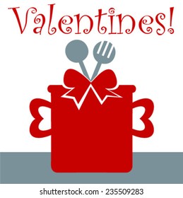 valentine cooking card