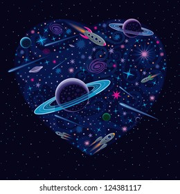 Valentine Cosmic Heart