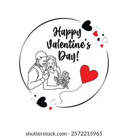 Valentine couple, Romantic, Love, Celebration, Heartwarming, Festive, Affectionate, Warm, Heartfelt, Cheerful, Memorable, Glowing, Loving, Sweet, Sweetheart, Joyful couple, Happy couple, Affectionate.