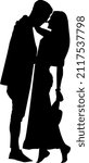 Valentine Couple - Vector Art