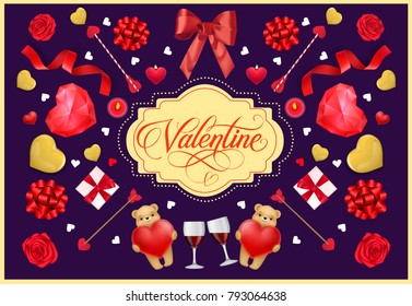 Valentine Creative Postcard Design