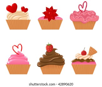 Valentine cupcakes