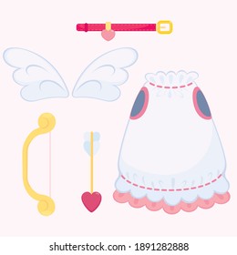 Valentine Cupid Costume for Pet