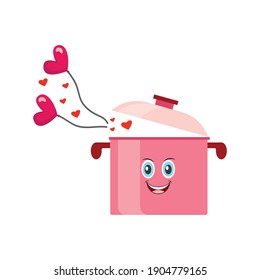 Valentine Cute Kawaii Pan Love Vector