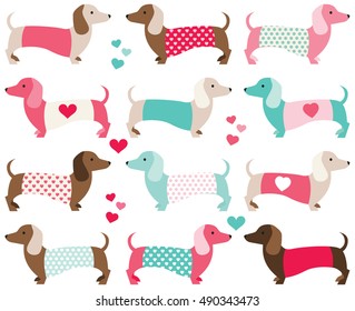 Valentine Dachshund / Dogs